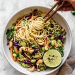 Asian Noodle Salad with Peanut Sauce Recipe