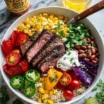 Grilled Steak Fajita Bowls Recipe