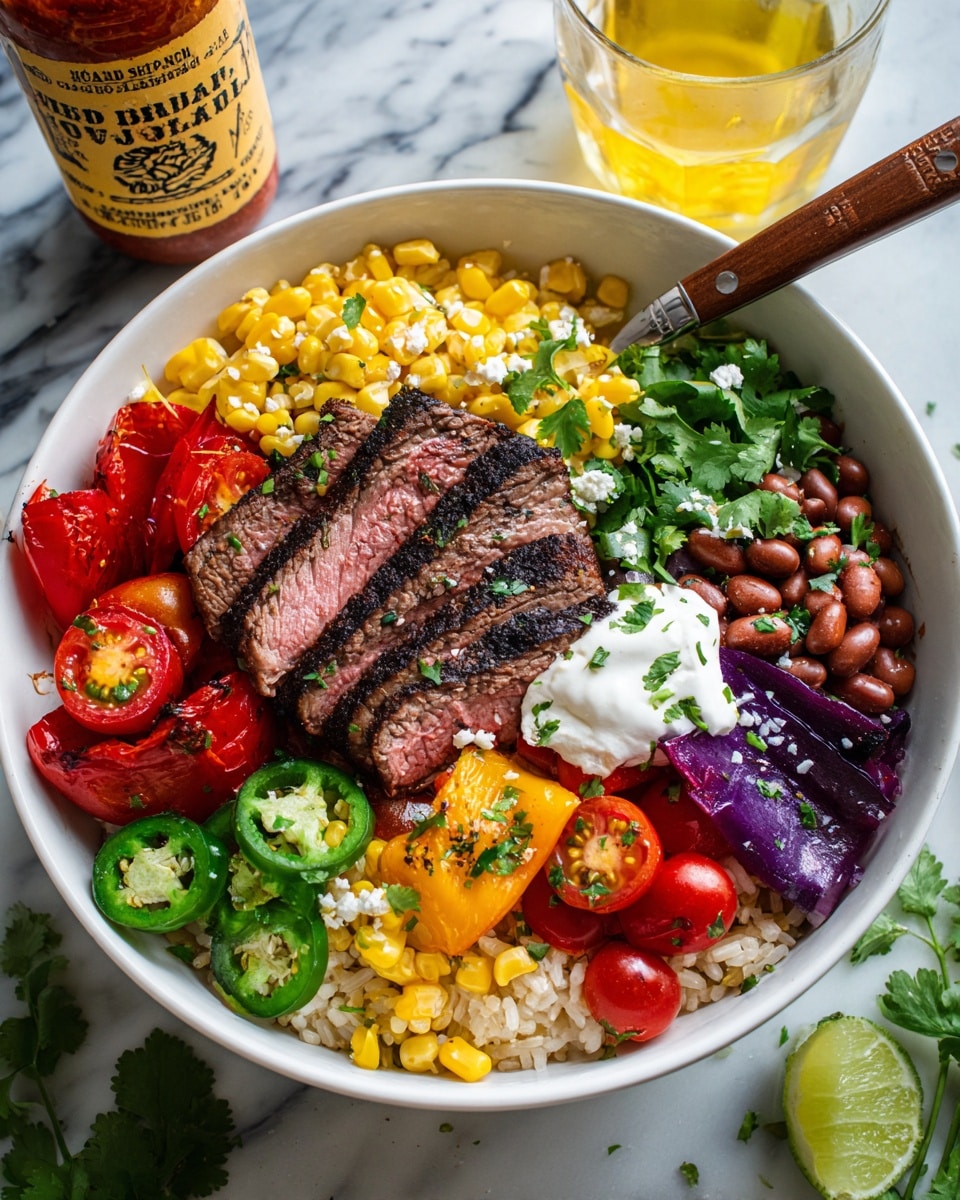 Grilled Steak Fajita Bowls Recipe