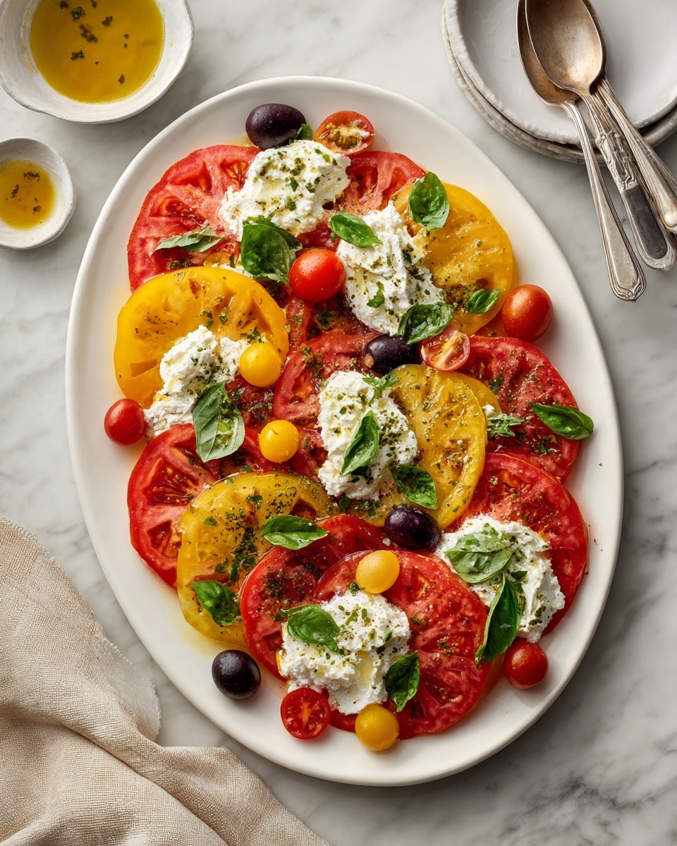 Tomato Burrata Salad Recipe