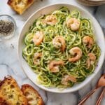 Zucchini Noodles with Garlic Shrimp Recipe