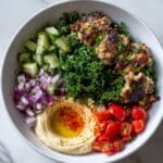 Lemon Chili Grilled Chicken Bowls with Fresh Cucumber Salad Recipe