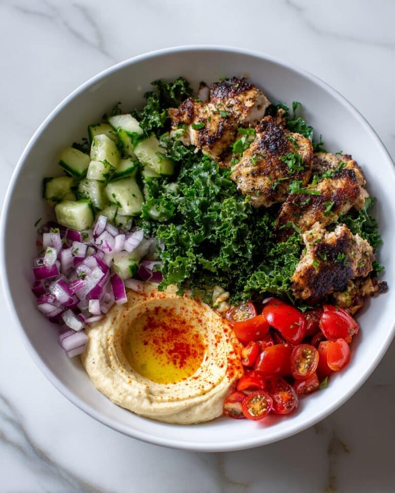 Lemon Chili Grilled Chicken Bowls with Fresh Cucumber Salad Recipe