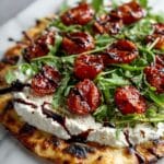 Burrata Caprese Pizza Sandwich Recipe