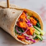 Korean BBQ Chicken Wraps Recipe