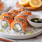 Smoked Salmon Avocado Roll Ups Recipe