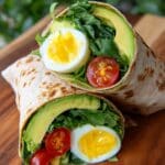 5-Minute Egg Avocado Wrap Recipe