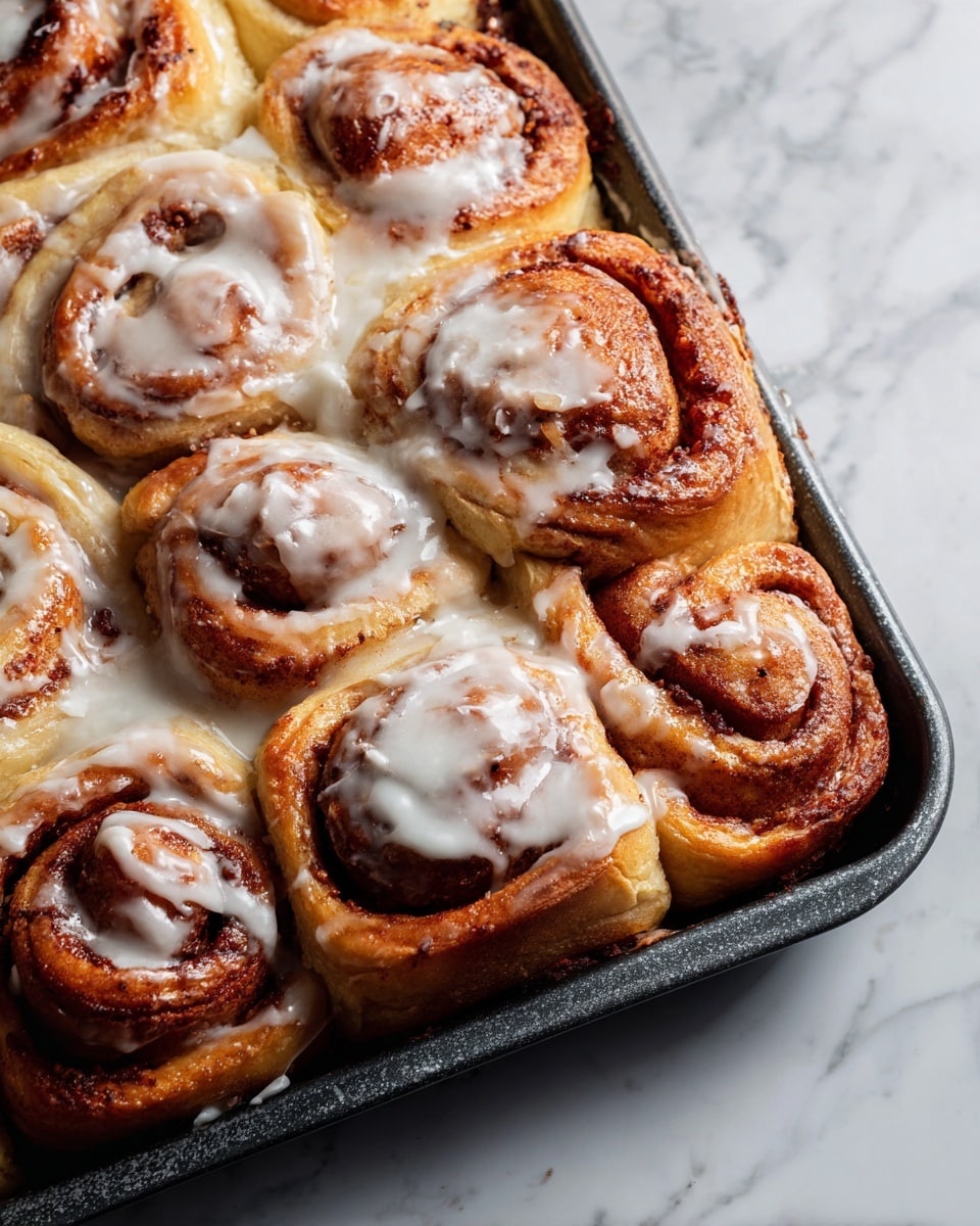 2 Ingredient Apple Cinnamon Roll Bake Recipe - Recipe Image