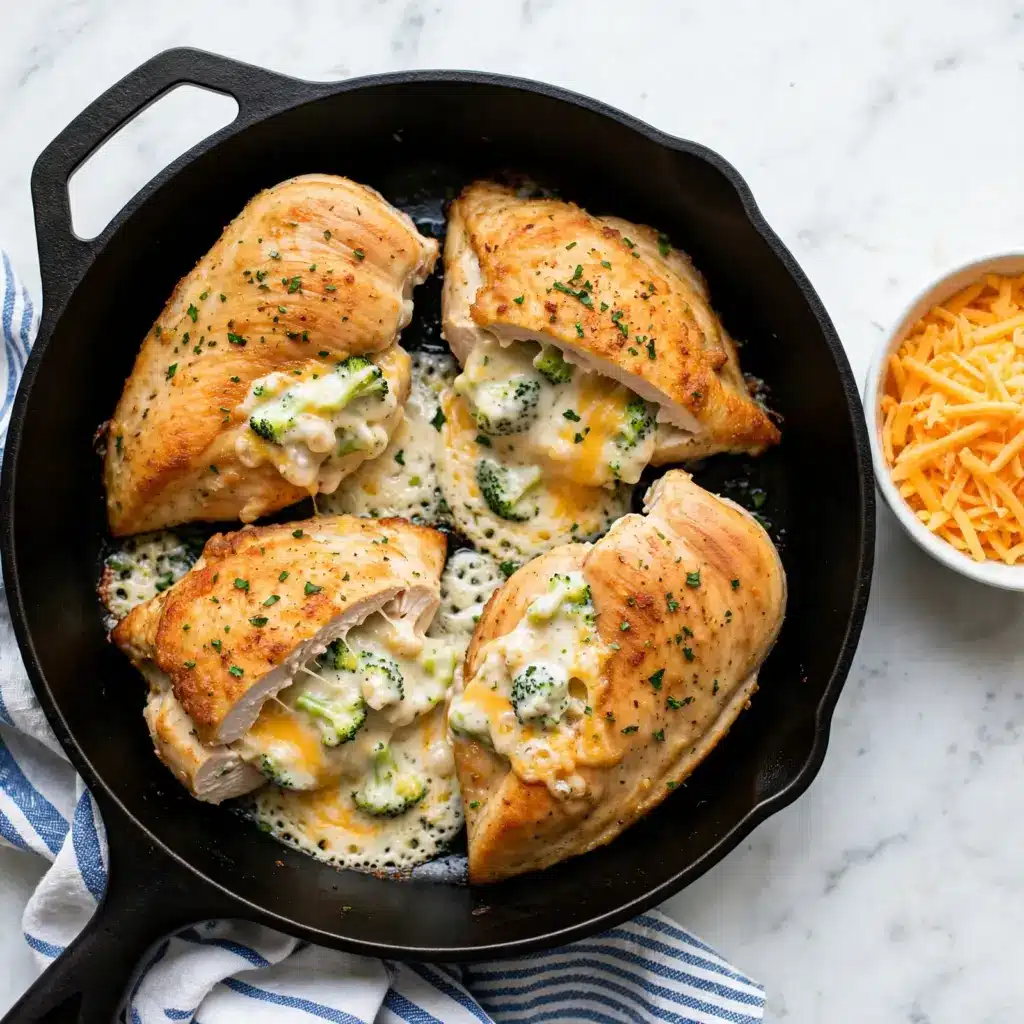 Broccoli Cheddar Stuffed Chicken Recipe