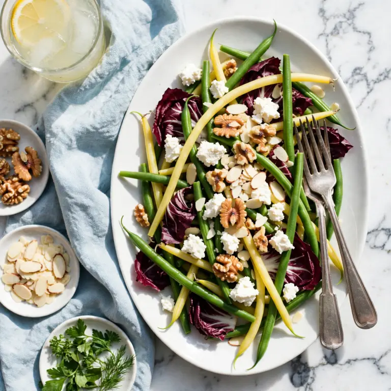 Summer Cold Green Bean Salad Recipe